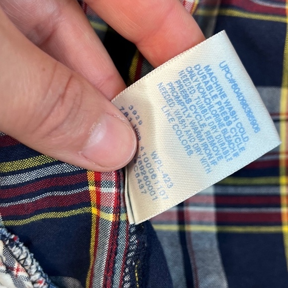 Levi’s Girls Plaid Hooded Zip Up Jacket Size Large - Picture 5 of 12